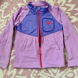 The North Face Kids Puffer Jacket in Lavender and Fuchsia